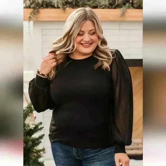 Joie Long Sleeved Smocked Top - Picture 4 of 6